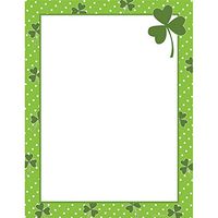 80 Clover Dots Letterhead Sheets