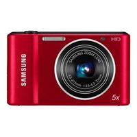 Samsung ST66 16 MP Compact Digital Camera - Red (EC-ST66ZZBPRUS)