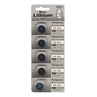 CR1632 - 1 Pack of 5 Coin Cell Primary Batteries Renata or Panasonic -LITH-34