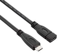 USB C Extension Cable,Ruaeoda 1.5ft Type C Extension Gen 2 (10Gbps) Thunderbolt 3 Charging/Data/Video/Audio Extend Cord for New MacBook Pro 2017, USB-C Hub, Nintendo Switch, Samsung Galaxy S8