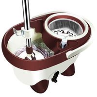 Spin Mop Bucket Bucket and Wringer Set 360 Degree Spinning Mop Bucket Home Cleaner for Floor Home Cleaning