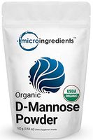 Pure D-Mannose Powder Organic 100 Grams, Maximum Strength to Powerfully Support Urinary Tract Cleanse and Bladder Health for Both Men and Women, No GMOs and Vegan Friendly