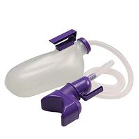 WLDQ Female Urinal with 1.6M/63inch Hose and Lid - Portable Pee Bottle Collector for Hospital/Home/Camping & Travel - 2000ML Large Capacity