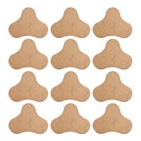 Healifty 12pcs Moxa Heat Pack moxibustion Paste Moxibustion Stickers Arthritis Neck Shoulders Back Pain Relief