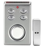 2-In-1 Door/Window Alarm + Vibration Alarm With Solar Power Panel