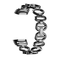 Lyperkin Band,Compatible with 22MM Sansung Gear Fit 2/ Gear Fit 2 Pro,for Women Men and Youth,Stainless Steel Chain Style Bracelet Smart Watch Band Strap Compatible with Gear Fit 2/ Gear Fit 2 Pro.