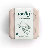 Welly First Aid Toolkit - Oops Equipment, Medical Scissors, Tweezers & Finger Nail Clippers - 3 ct