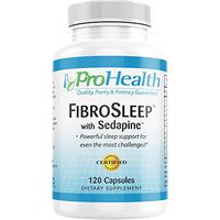 ProHealth FibroSleep with Sedapine™ (120 Capsules) Natural Sleep Aid | Ziziphus Spinosa Support | Digestive Aid | Muscle and Nerve Support | Melatonin | Valerian | L-Theanine