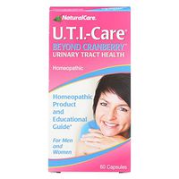 Natural Care UTI-Care - 60 Capsules- help with burning and pain when urinating, bladder irritation and a strong urge to urinate