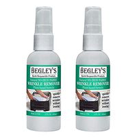 Begley's Best Natural No-Iron Wrinkle Remover, Quick Fix Wrinkle Release, Static Cling Remover, Fabric Freshener - Plant-Based Formula, USDA Certified Biobased - Refreshing Citrus, 3 oz Travel Size