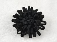 12pcs High-Grade Pearl Cloth Roses Radish Applique/Craft/DIY of Pick Color (Black)