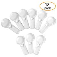 Hapy Shop 18 Pack Hand Lens 5X and 15X Magnifiers Handheld Plastic Magnifying Glasses for Home, Classroom, Indoor and Outdoor Use Portable Reading Magnifiers