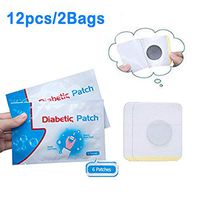 12 Pcs/2Bag Diabetes Plasters Natural Herbs Diabetic Plaster High Blood Sugar Diabetes Patch (12pcs)