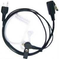 SUNDELY FBI Style Covert Acoustic Tube Headset Earpiece PTT Mic for Yaesu Vertex Radio 2-pin VX200 VX500 VX510 VX520UD FT40 FT50 FT708 FT811 FT911