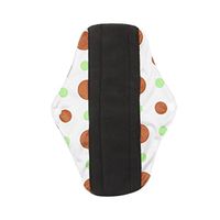 WYTong Washable Heavy Flow Charcoal Bamboo Mama Cloth/ Menstrual Choth Pads/ Reusable Sanitary Pads (White, M)