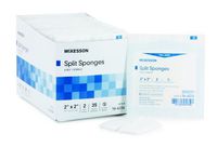McKesson Performance Plus Gauze Split Iv Sponge 6Ply Sterile 2X2 - Box of 70 - Model 22352000 by McKesson