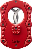 Colibri Quasar Cut Cigar Cutter - Matte Red