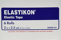 Elastikon Johnson and Johnson First Aid Elastic Tape, 6 Count