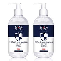 (2Pack×10.15 Fl Oz/300ML）EG Refreshing Hand Sanitizer Gel,Washless Hand Soap Gel, Super-Large Capacity Household Cleaning Gentle Hydrating Hand Sanitizer Soothing Gel,Non-irritating,Pump Bottle (300 M