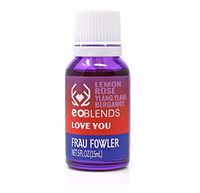 Frau Fowler eoBLENDS- LOVE YOU Essential Oil Blend for Uplifting, Emotional Release, Calming, 15ml