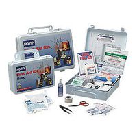 North® By Honeywell 11" X 15 3/4" X 3" White Plastic Portable And Wall Mount 50 Person Bulk First Aid Kit