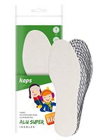 Kaps Alu Super Kids, Winter Shoe Insoles For Children, Insulation And Warmth, Cut To Size, Cut To Fit, All Sizes, Made In Europe, 1 Pair