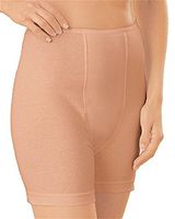 3-Pack Cotton Straight Leg Regular Absorbency Incontinence Panty Beige 2X (Fits Hip 45-48")