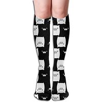 Futong Huaxia Women's MonokuRo Boo Sexy Stockings Over The Knee Athletic Unisex Knee High Long Socks