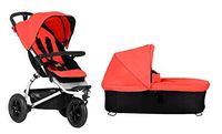 Mountain Buggy 2015 Swift Stroller with Carrycot Plus (Coral)