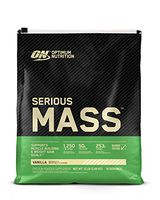 OPTIMUM NUTRITION Serious Mass Weight Gainer Protein Powder, Vitamin C, Zinc and Vitamin D for Immune Support, Vanilla, 12 Pound (Packaging May Vary)