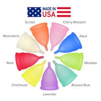 Anigan EvaCup, Top-Quality, Reusable Menstrual Cup, Eco-Friendly Alternative to Tampons, Moon Stone, Large