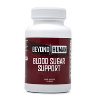 Beyond Human® Blood Sugar Support - 300 mcg of Biotin - Dietary Supplement - Boosts Your Metabolism, Improves Circulation, Boosts Immunity & Promotes Healthy Blood Sugar – 30 Capsules