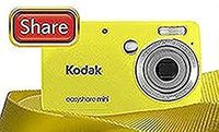 Kodak Easyshare Mini M200 10 Mp Digital Camera with 3X Optical Zoom and 2.5-inch LCD - Yellow