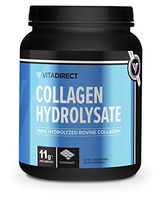 VitaDirect Premium Grade Collagen Hydrolysate Chocolate Flavor 1LB | 454g, 33 Servings, 14g per Serving