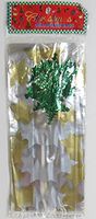 Christmas Treat Bags with Twist Ties - Cellophane Bags (80 Gold Silver Stars Treat Bags)