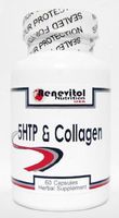 5HTP & Collagen - 5htp 100mg / Bovine Hydrolyzed Collagen 230 Mg (120 Caps) - Relaxation (2 Bottles) by Renevitol