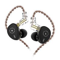 KBEAR KB 06 in Ear Monitor,Mini Metal Earphone 6 Driver Hybird Units HiFi Earphone, Musician in Ear Monitor Headphone High Fidelity HiFi Headset with Detachable 0.75mm C pins Cable(No mic, Black)