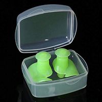 Jenny.Ben 2 Pairs of Silicone earplugs Sleep Foam earplugs Anti Noise earplugs Noise Reduction Hearing Protection GR
