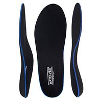 Shoes Insoles-Womens-Mens-Arch-Support Inserts Orthotics Relief Foot Pain for Plantar Fasciitis, Flat Feet（Black size 11 Womens)