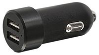 Bracketron EZCharge Dual Pro USB Car Charger, 4.8A, Black
