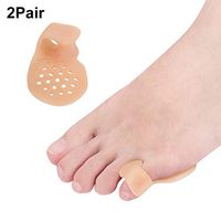 5 Pairs Little Toe Separators, Little Toe Guard (Tailor's Bunion) - Crooked Little Toe Stretchers, Overlapping Toe, Shield Spacers -Fast Pain Relief - Wear with Shoes