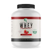 Whey Fantastic 5LB 100% Pure Grass Fed Whey Protein - Strawberry Bulk - Optimum Blend of Undenatured Whey Isolate, Concentrate & Hydrolysate - Non-GMO, Soy & Gluten Free - 63 Servings