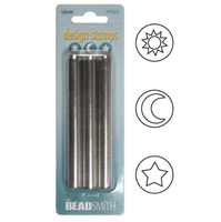Beadsmith 3-Piece 5mm Celestial Punch Set for Stamping Metal, 3/16-Inch