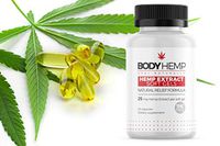 Body Hemp All Natural Gel Capsules 750MG | Pain and Stress Relief | Fall Asleep with Hemp Within Minutes | All Natural Hemp Extract | 30ct Hemp Gel Caps Made in The USA