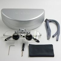 NORTHOPE High-Definition Waterproof Dental Loupes L70G 3.5X 420mm Surgical Medical Binocular Loupes with Small Weight Titanium Frame