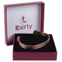 Link Pattern Super Strong 6 Magnet Liberty Copper Health Bracelet