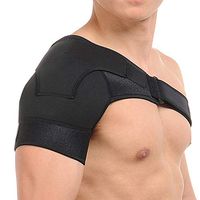 LANGYINH Adjustable Shoulder Brace,Right and Left Shoulder Stabilizer Brace for Shoulder Pain Relief,Unisex,One Size