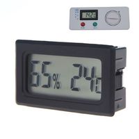 LCD Digital Thermo-Hygrometer Embeded Temp Moisture Test Meter Home Office