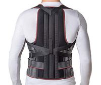 JNTAR Back Brace Posture Corrector for Women & Men, Corset Provides Lumbar & Shoulders Support, Corrects Slouching & Bad Posture, Solution for Kyphosis & Scoliosis, Rigid Fixation (M/I (30-35"))
