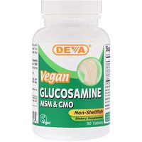 Deva Vegan Vitamins Vegan Glucosamine Msm-Cmo 90 tab ( Multi-Pack)